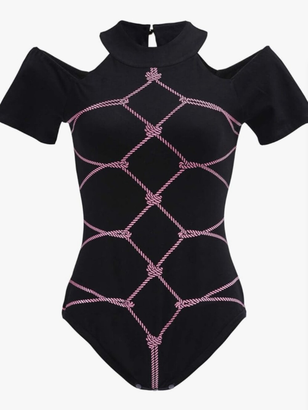 Littleforbig Black All Tied Up Romper/Onesie